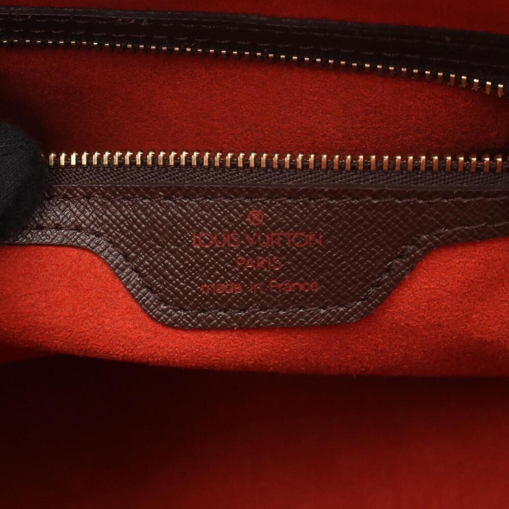 Louis Vuitton Triana Handbag, Coated Canvas and Leather, Damier Pattern, Wome... - Picture 4 of 10